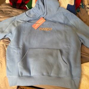 DANDY Light Blue Hoodie with Front Pocket